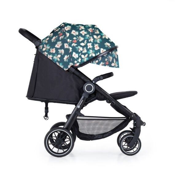 PETITE&MARS Kočík Street+ RWS Black + Strieška Limited 100 Flowers