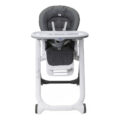 CHICCO Stolička jedálenská Polly Magic Relax – Grey Melange
