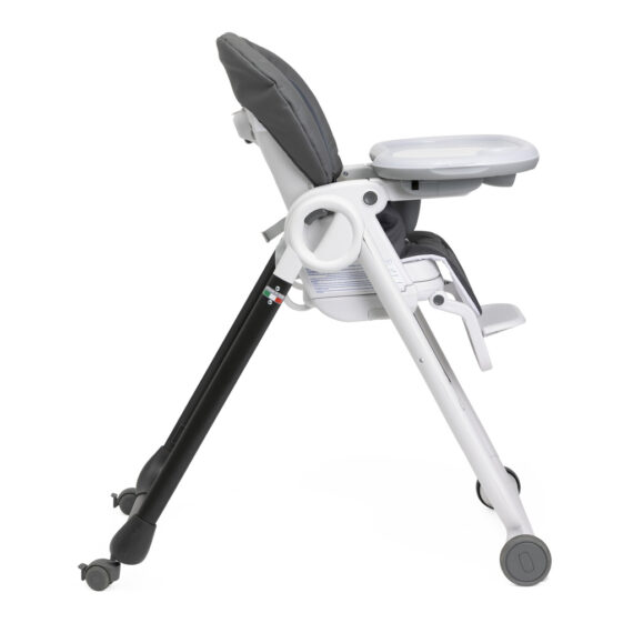 CHICCO Stolička jedálenská Polly Magic Relax – Grey Melange