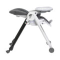 CHICCO Stolička jedálenská Polly Magic Relax – Grey Melange