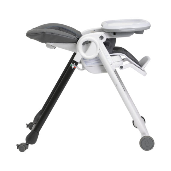 CHICCO Stolička jedálenská Polly Magic Relax – Grey Melange