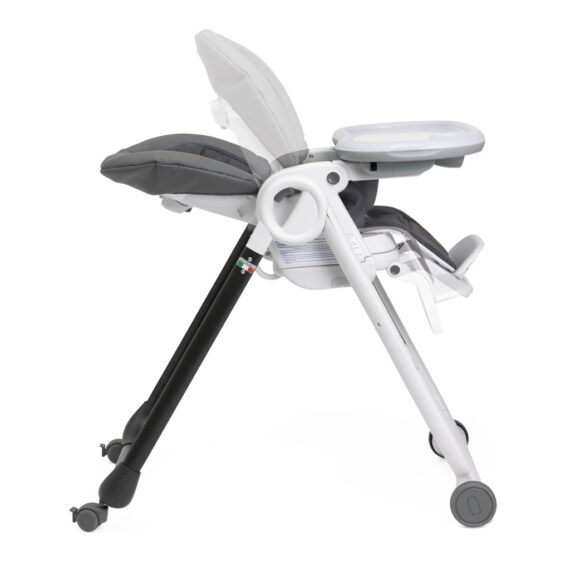 CHICCO Stolička jedálenská Polly Magic Relax – Grey Melange