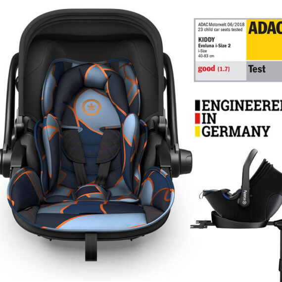 KIDDY Autosedačka Evoluna i-size 2 + Isofix základňa 40-83 cm Urban Camo