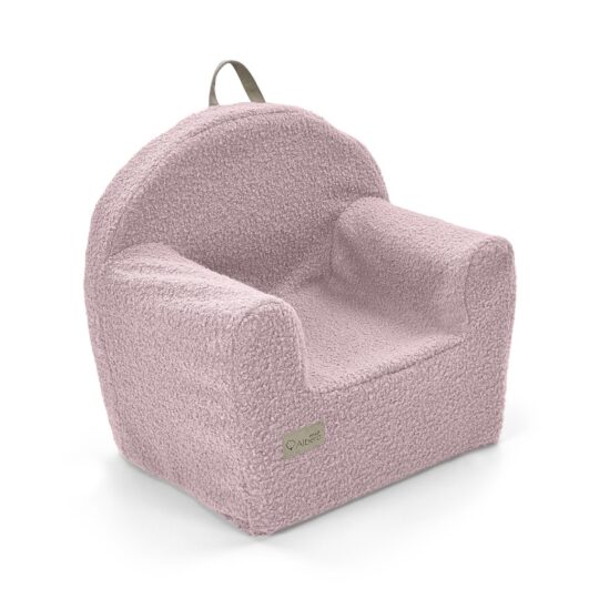 KLUPS Kresielko Boucle dirty pink 50x35x45 cm