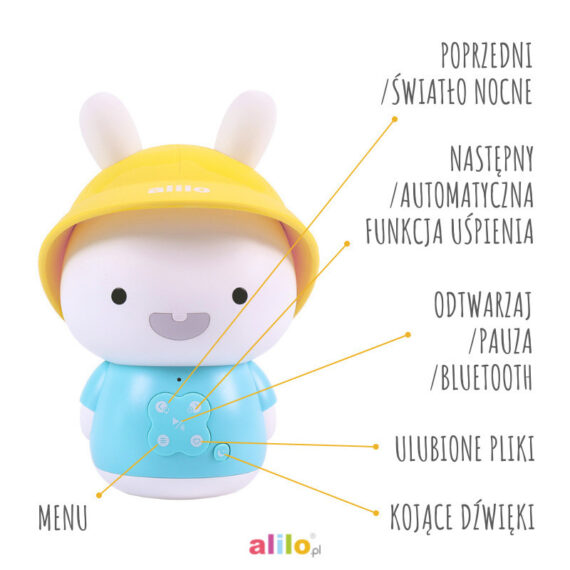 Alilo Baby Bunny G9S+ – Králiček Baby Bunny G9S+, ružový
