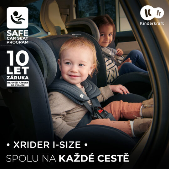 KINDERKRAFT SELECT Autosedačka Xrider i-Size 40-125 cm Black