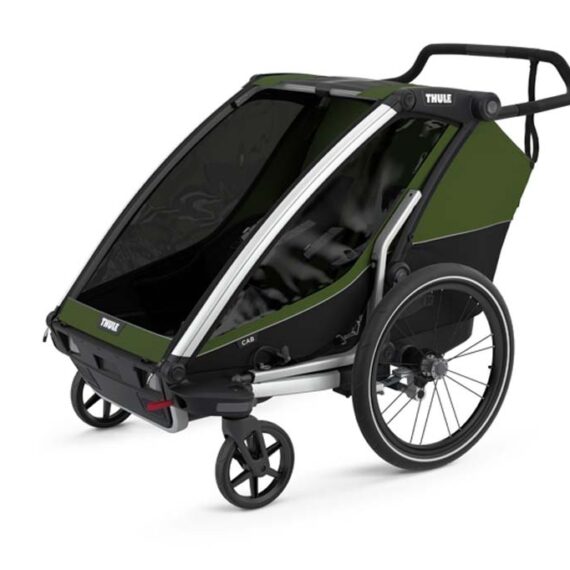 THULE Detský vozík Chariot Cab2 CypresGreen