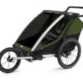 THULE Detský vozík Chariot Cab2 CypresGreen