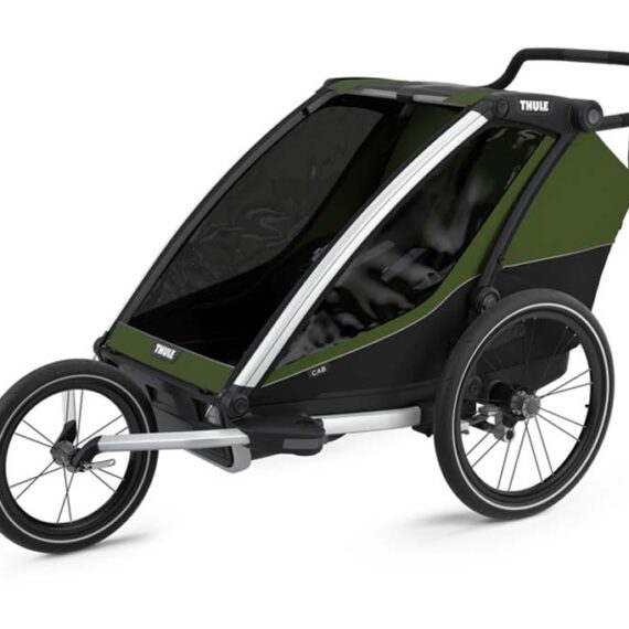 THULE Detský vozík Chariot Cab2 CypresGreen