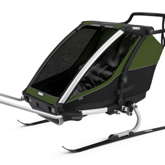 THULE Detský vozík Chariot Cab2 CypresGreen