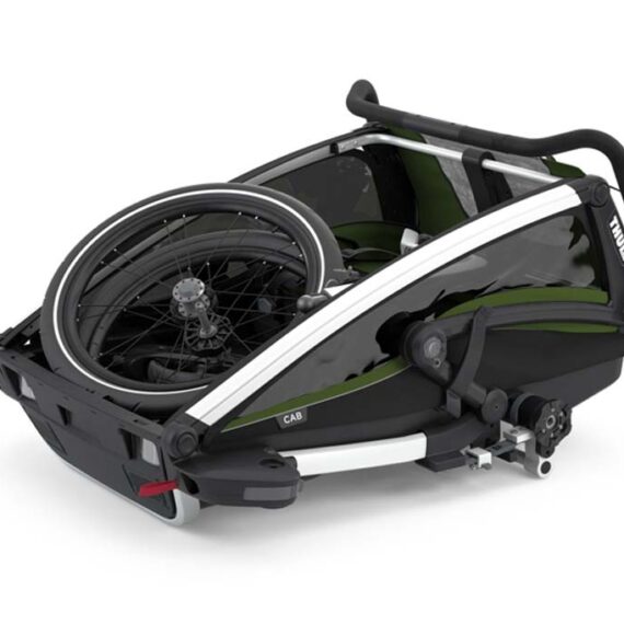 THULE Detský vozík Chariot Cab2 CypresGreen