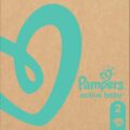 PAMPERS Active Baby Plienky jednorazové 2 (4-8 kg) 228 ks – MESAČNÁ ZÁSOBA