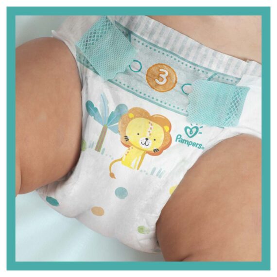 PAMPERS Active Baby Plienky jednorazové 2 (4-8 kg) 228 ks – MESAČNÁ ZÁSOBA