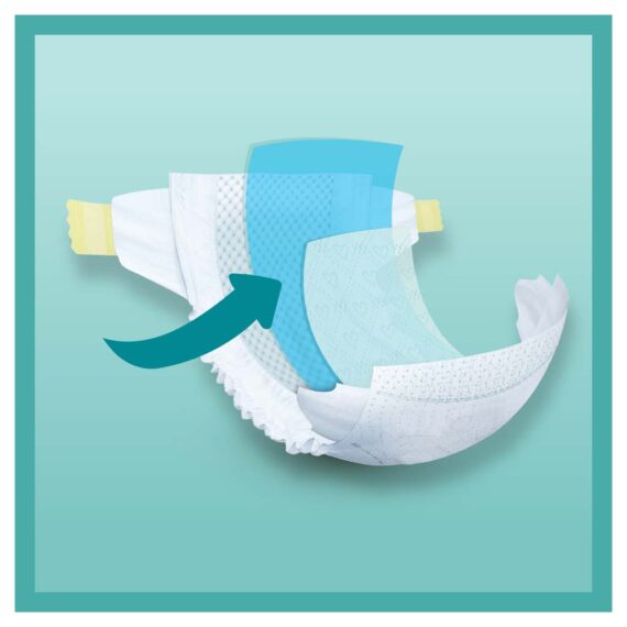 PAMPERS Active Baby Plienky jednorazové 2 (4-8 kg) 228 ks – MESAČNÁ ZÁSOBA