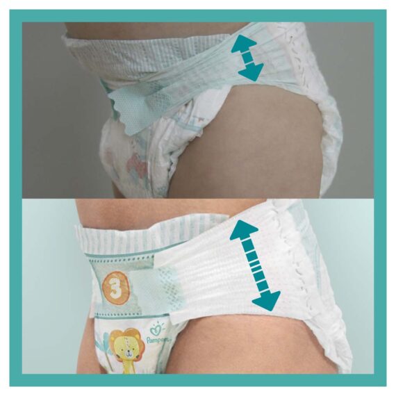 PAMPERS Active Baby Plienky jednorazové 2 (4-8 kg) 228 ks – MESAČNÁ ZÁSOBA