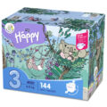 BELLA HAPPY Plienky jednorazové 3 Midi (5-9 kg) 144 ks – Big TOY BOX