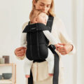BABYBJÖRN Nosič Mini Woven, Black Cotton