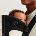 BABYBJÖRN Nosič Mini Woven, Black Cotton