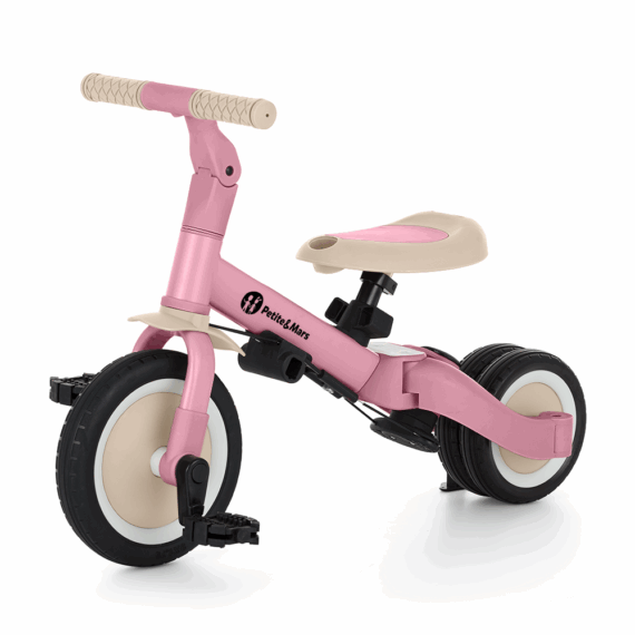 PETITE&MARS Trojkolka multifunkčná 5v1 Turbo Marshhmallow Pink
