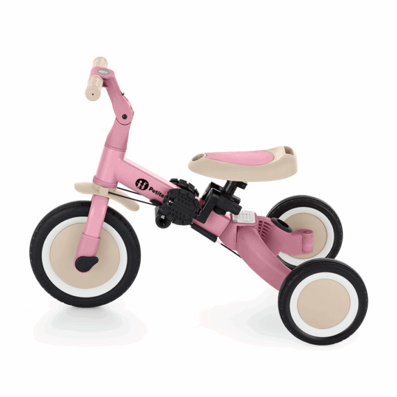 PETITE&MARS Trojkolka multifunkčná 5v1 Turbo Marshhmallow Pink