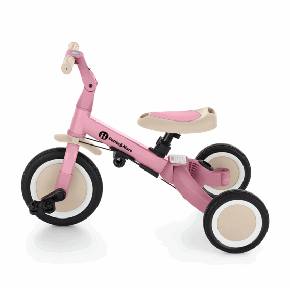 PETITE&MARS Trojkolka multifunkčná 5v1 Turbo Marshhmallow Pink
