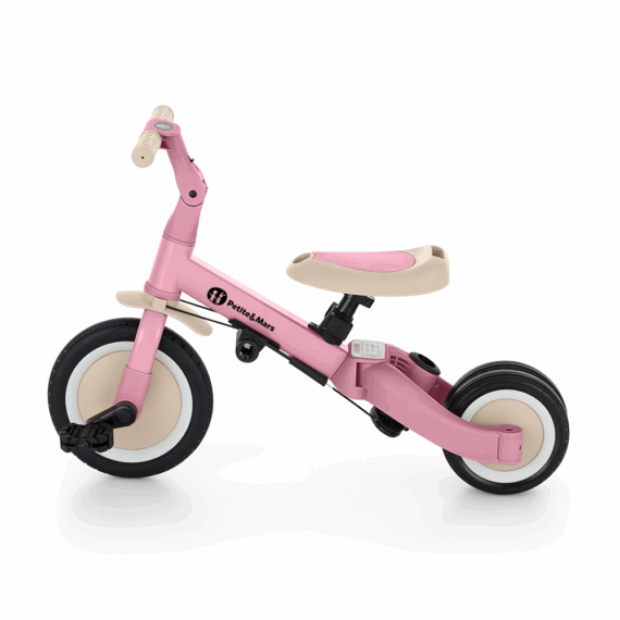 PETITE&MARS Trojkolka multifunkčná 5v1 Turbo Marshhmallow Pink