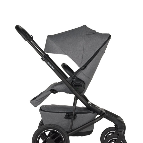EASYWALKER Kočík kombinovaný Jimmey Iris Grey XXL AIR + RWS + Jackey XL Forest Green