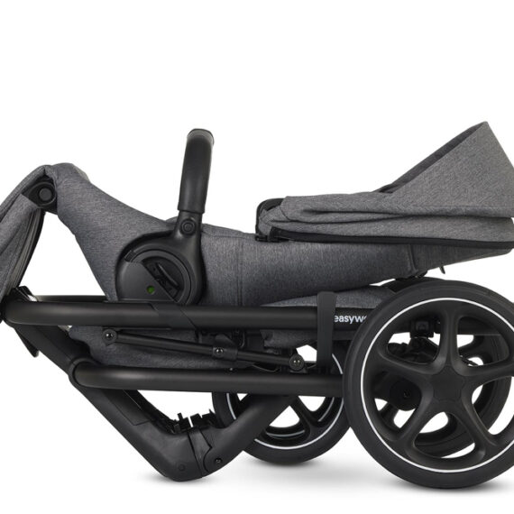 EASYWALKER Kočík kombinovaný Jimmey Iris Grey XXL RWS + Jackey XL Shadow Black