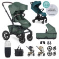 EASYWALKER Kočík kombinovaný Jimmey Pine Green XXL AIR + RWS + Jackey Teal Green
