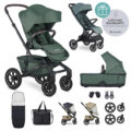 EASYWALKER Kočík kombinovaný Jimmey Pine Green XXL AIR + RWS + Jackey XL Forest Green