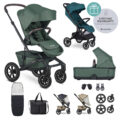 EASYWALKER Kočík kombinovaný Jimmey Pine Green XXL AIR + RWS + Jackey XL Teal Green