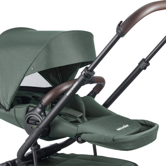 EASYWALKER Kočík kombinovaný Jimmey Pine Green XXL RWS + Jackey XL Shadow Black