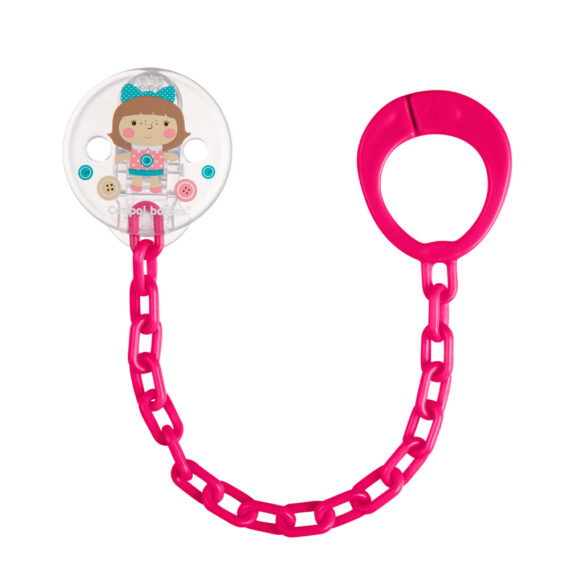 CANPOL BABIES Retiazka na cumlík Toys – ružová