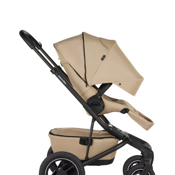 EASYWALKER Kočík kombinovaný Jimmey Sand Taupe XXL AIR + RWS + Jackey XL Shadow Black