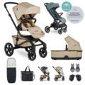 EASYWALKER Kočík kombinovaný Jimmey Sand Taupe XXL RWS + Jackey XL Forest Green