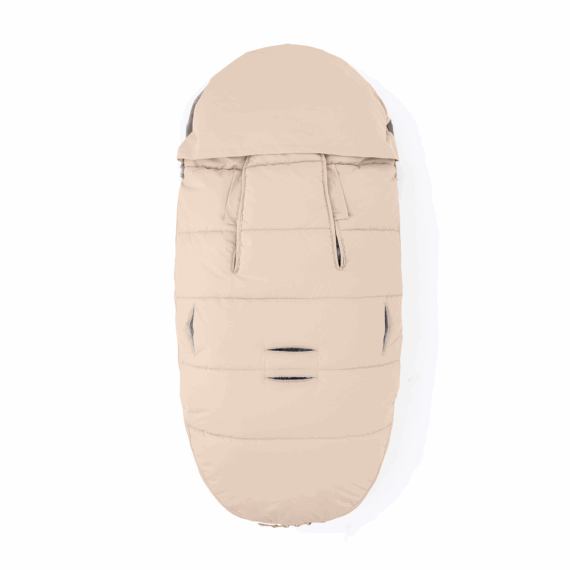 PETITE&MARS Set zimný fusak Comfy 4v1 + rukavice na kočík Furry Rose Petal