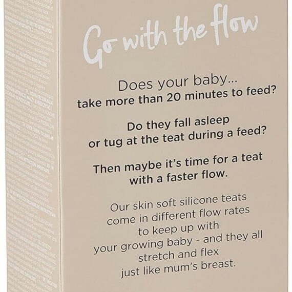 Tommee Tippee Natural Start Cumlík na flašu ANTI-COLIC Rychlý prietok 6m+, 2 ks