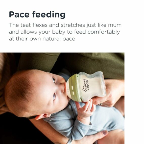 Tommee Tippee CTN Dojčenská Flaša – SKLO, 250ml, 0m+