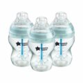 Tommee Tippee CTN Dojčenská Fľaša ADVANCED ANTI-COLIC pomalý prietok 3×260 ml,  0m+