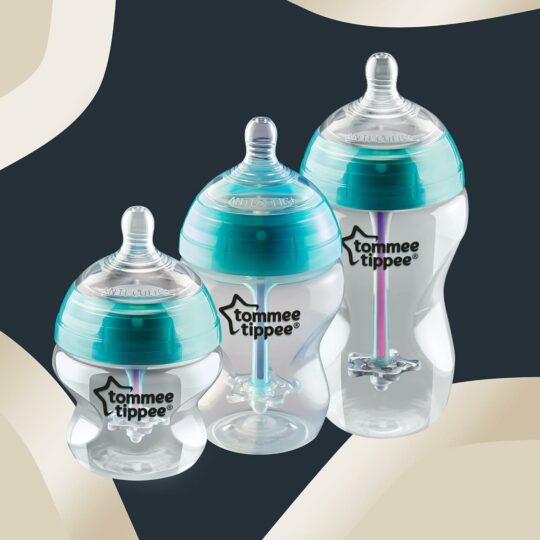 Tommee Tippee CTN Dojčenská Fľaša ADVANCED ANTI-COLIC pomalý prietok 3×260 ml,  0m+