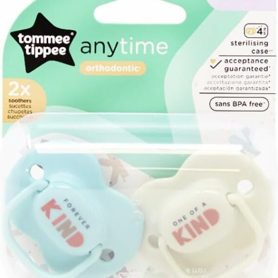 Tommee Tippee CTN Silikónový Cumlík AnyTime 0-6m, 2ks