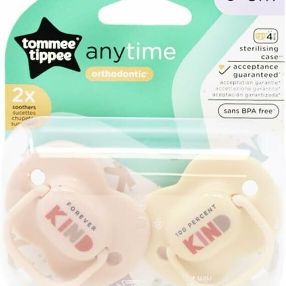 Tommee Tippee CTN Silikónový Cumlík AnyTime 0-6m, 2ks