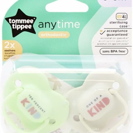 Tommee Tippee CTN Silikónový Cumlík AnyTime 0-6m, 2ks