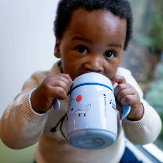 Tommee Tippee Superstar Sippee Netečúci hrnček/pohárik 6m +, modrý 300 ml