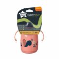 Tommee Tippee Superstar Sippee Netečúci hrnček/pohárik 6m +, ružový 300 ml