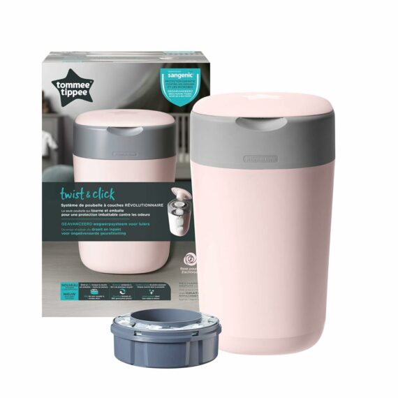 Tommee Tippee Twist & Click Kôš na plienky, ružový
