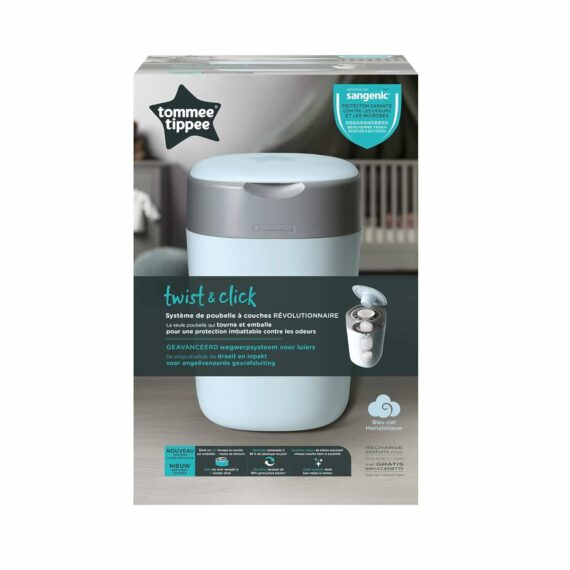 Tommee Tippee Twist & Click Kôš na plienky, modrý
