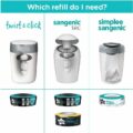Tommee Tippee Twist & Click Koš na plienky+ 4 náplne/kazety