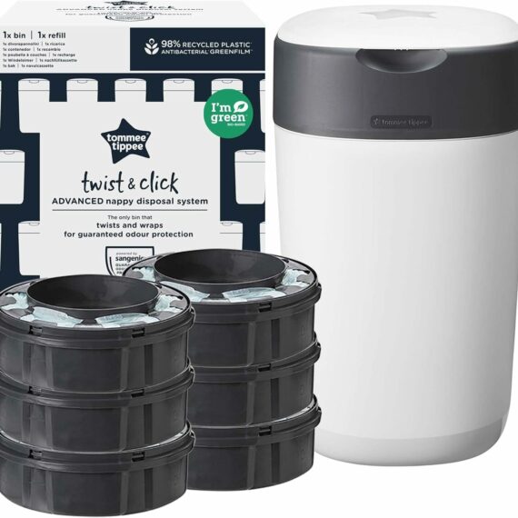 Tommee Tippee Twist & Click Koš na plienky+ 6 náplní/kaziet