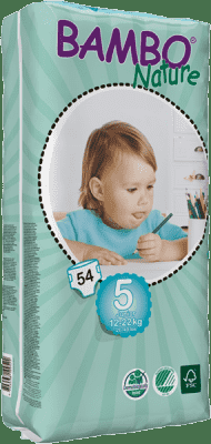 BAMBO Nature Junior 5 (12-22 kg) 54 ks – jednorazové plienky